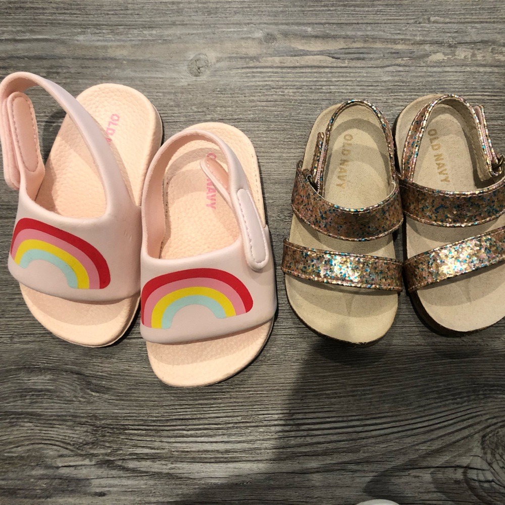 18-24 month sandal bundle old navy shoes barely worn